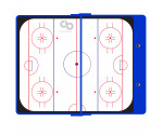 Blue Hockey Clipboard